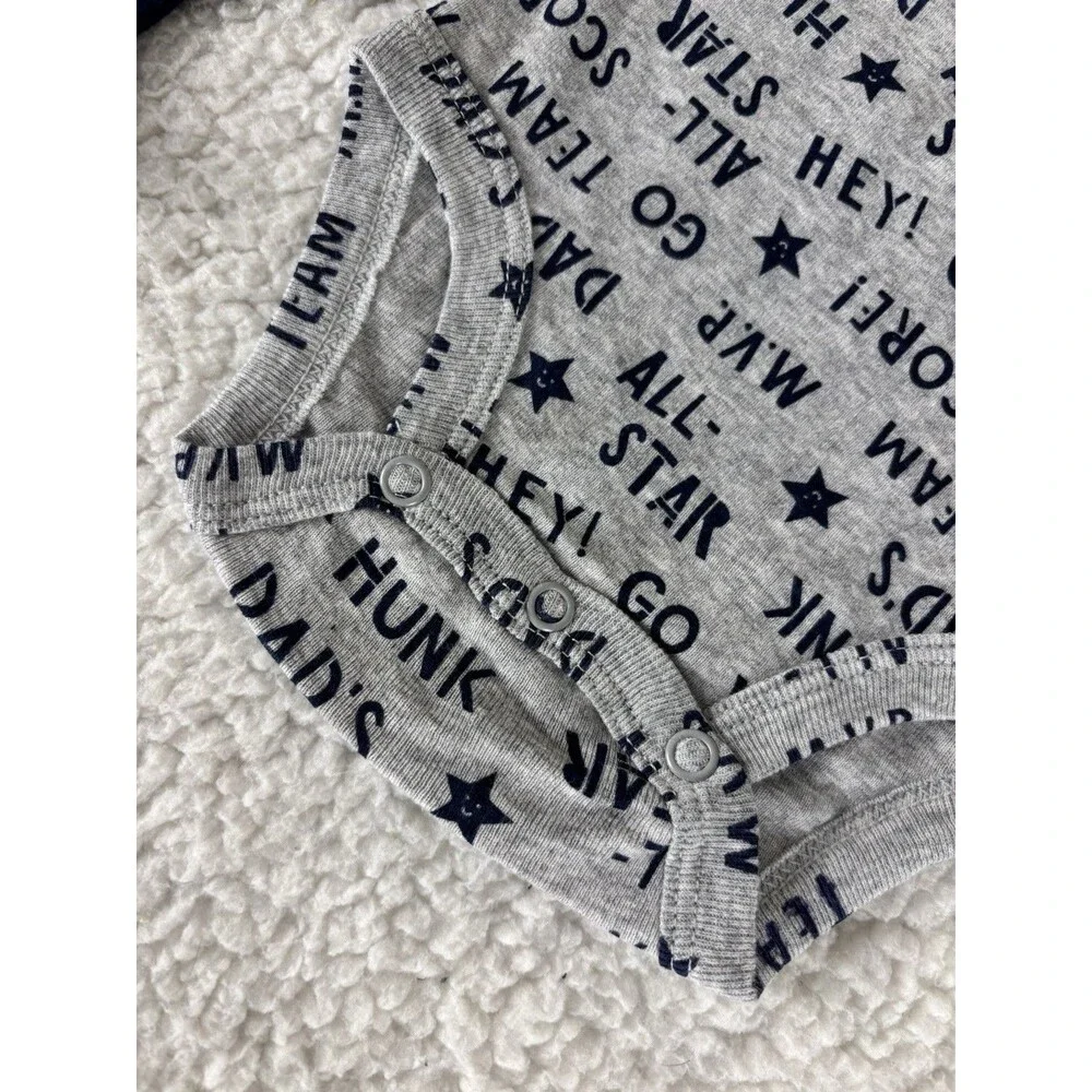 Carter’s Baby Boy Bodysuits 12M Lot of 2 – Cute Sayings